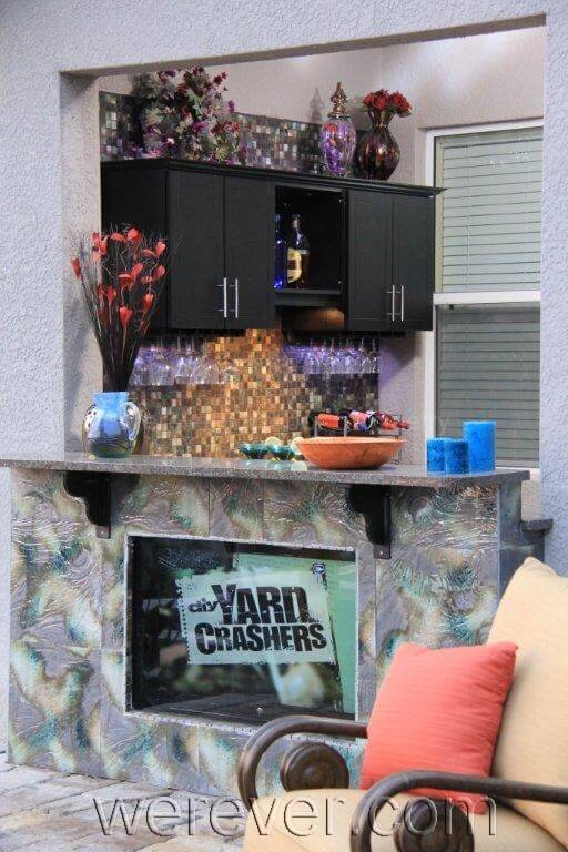 Werever outdoor cabinets at Yard Crashers TV show