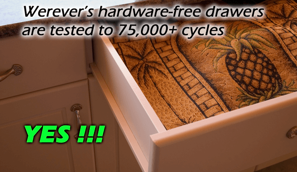 Werever's Hardware-Free Drawer Slides