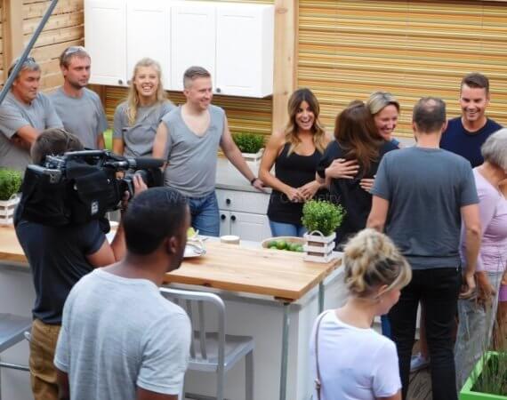 Kitchen Crashers TV final scene with Werever Outdoor Cabinets