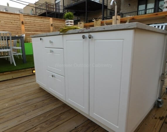 Werever outdoor cabinets made of HDPE