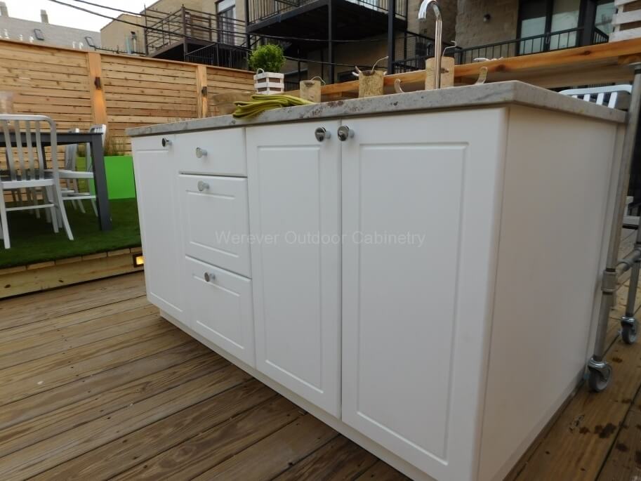 Werever outdoor cabinets made of HDPE