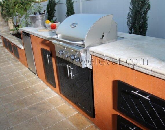 Dream outdoor kitchen with grill