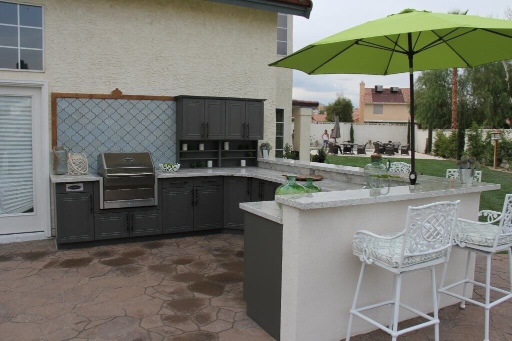werever outdoor cabinets with bar stool